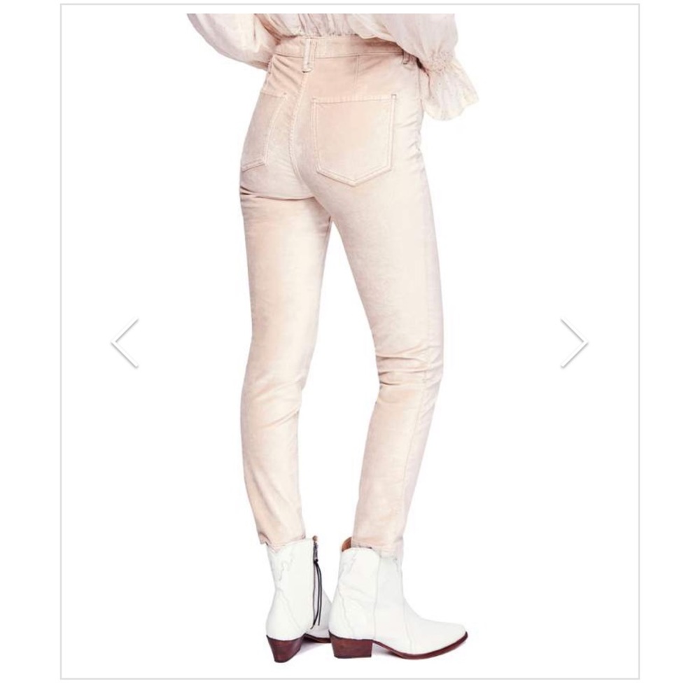 Ivory Velour pants